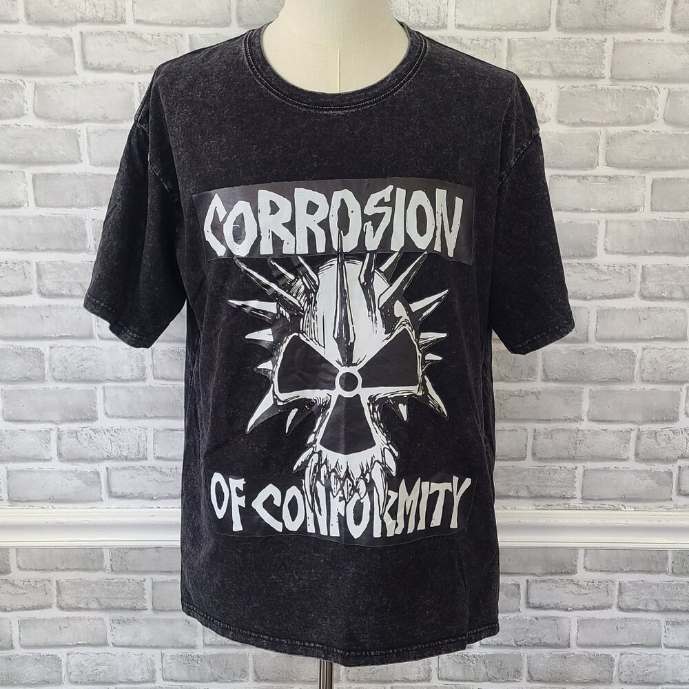 Band Tee Corrosion of Conformity Punk Stoner Metal Cotton Large